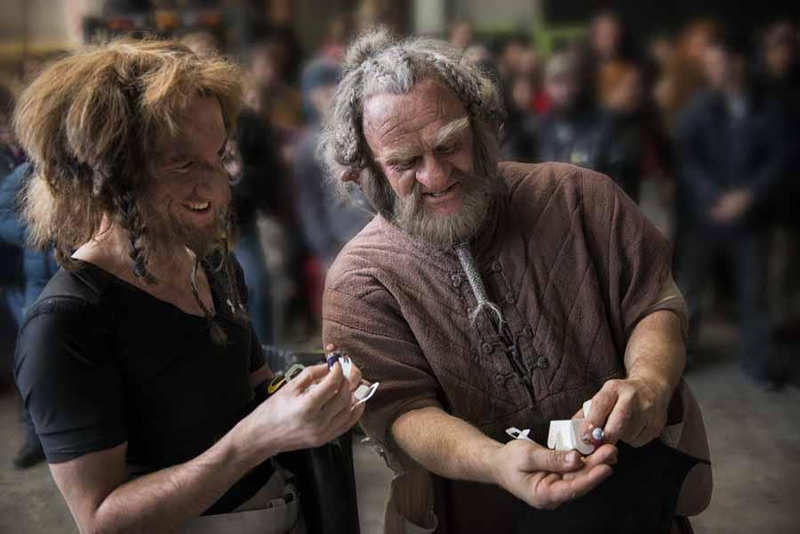 Illustration for article titled The Real Hobbit (and Dwarves) Meet Their LEGO Counterparts